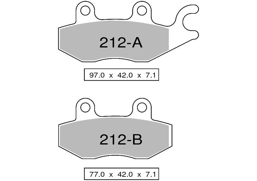 PASTIGLIE OGNIBENE NISSIN  KAWASAKI NINJA 250