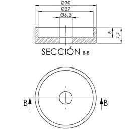 PUIG ADATTATORE SPECCHIETTO RETROVISORE PER APRILIA TUONO V4 FACTORY 15-16 NERO