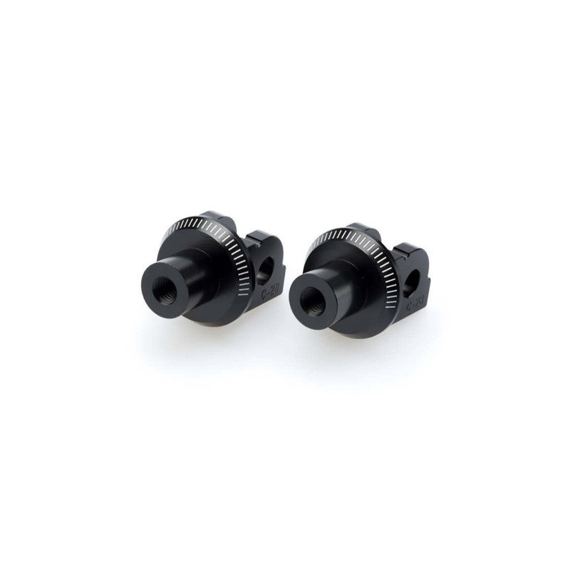 PUIG ADATTATORI POGG. FISSI CONDUCENTE PER BMW S1000 R 17-20 NERO