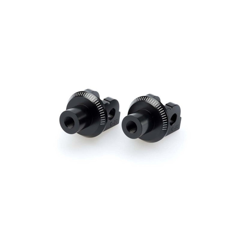 PUIG ADATTATORI POGG. FISSI CONDUCENTE PER BMW S1000 RR 15-16 NERO