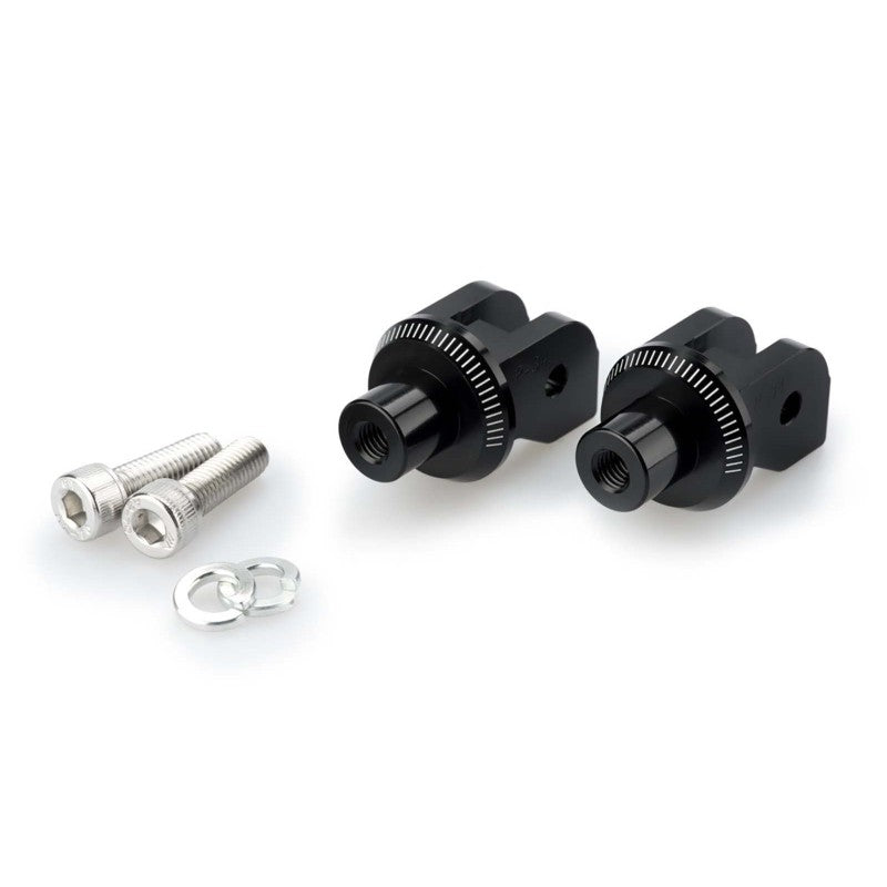 PUIG ADATTATORI POGG. FISSI CONDUCENTE PER DUCATI MONSTER 821 STRIPE 14-16 NERO