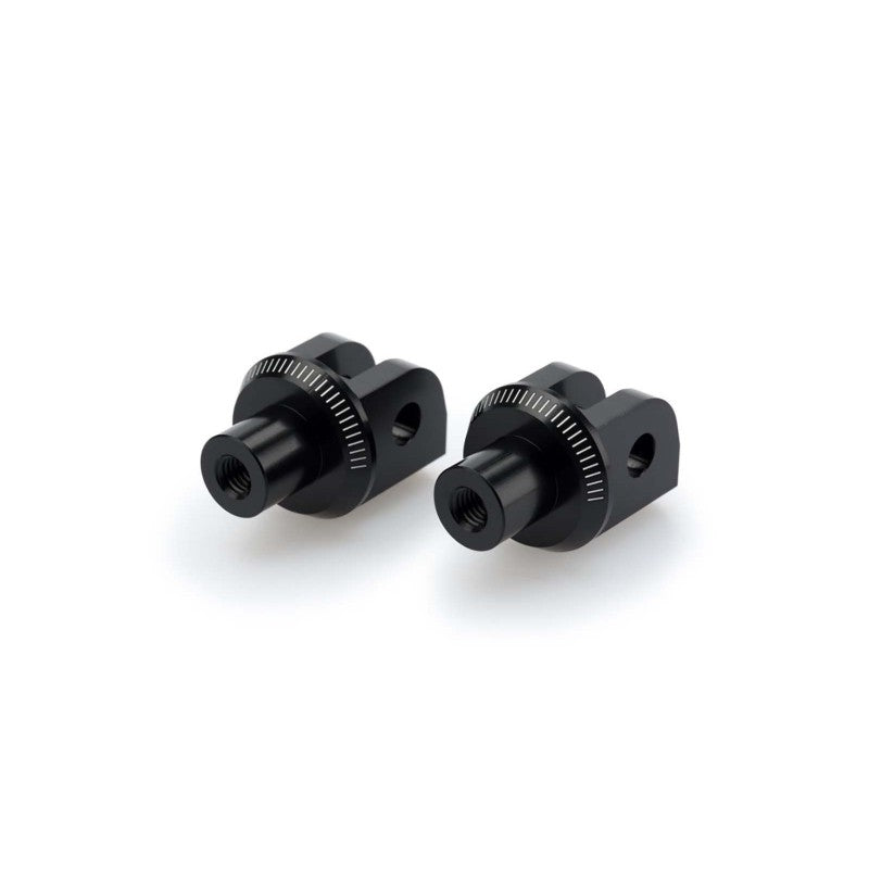 PUIG ADATTATORI POGG. FISSI CONDUCENTE PER KAWASAKI ZX-10R NINJA KRT 16-18 NERO