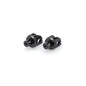 PUIG ADATTATORI POGG. FISSI CONDUCENTE SUZUKI SV1000S 03-05 NERO