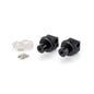PUIG ADATTATORI POGG. FISSI PASSEGGERO BMW G650 GS 11-16 NERO