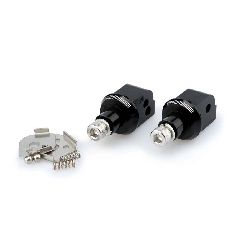 PUIG ADATTATORI POGG. FISSI PASSEGGERO HONDA NX500 24-25 NERO