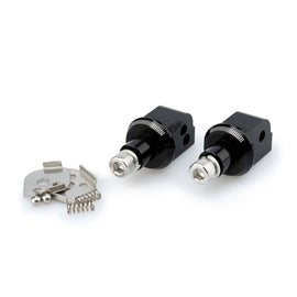 PUIG ADATTATORI POGG. FISSI PASSEGGERO HONDA NX500 24-25 NERO