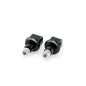 PUIG ADATTATORI POGG. FISSI PASSEGGERO HONDA VFR1200F 10-16 NERO