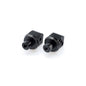 PUIG ADATTATORI POGG. FISSI PASSEGGERO KAWASAKI ZX-4RR NINJA 24-25 NERO