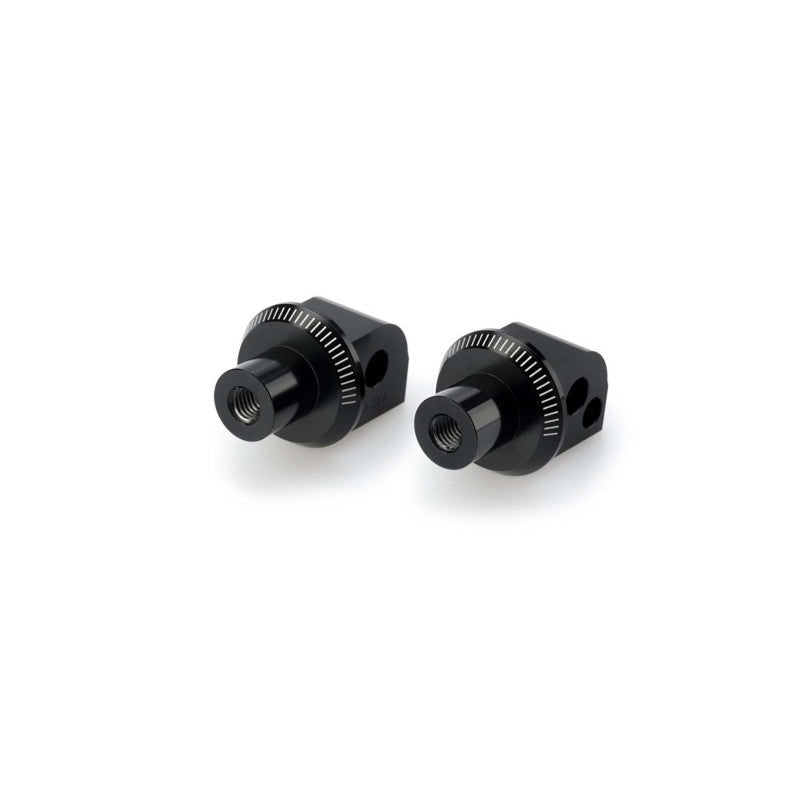 PUIG ADATTATORI POGG. FISSI PASSEGGERO PER APRILIA CAPONORD 1200 13-17 NERO