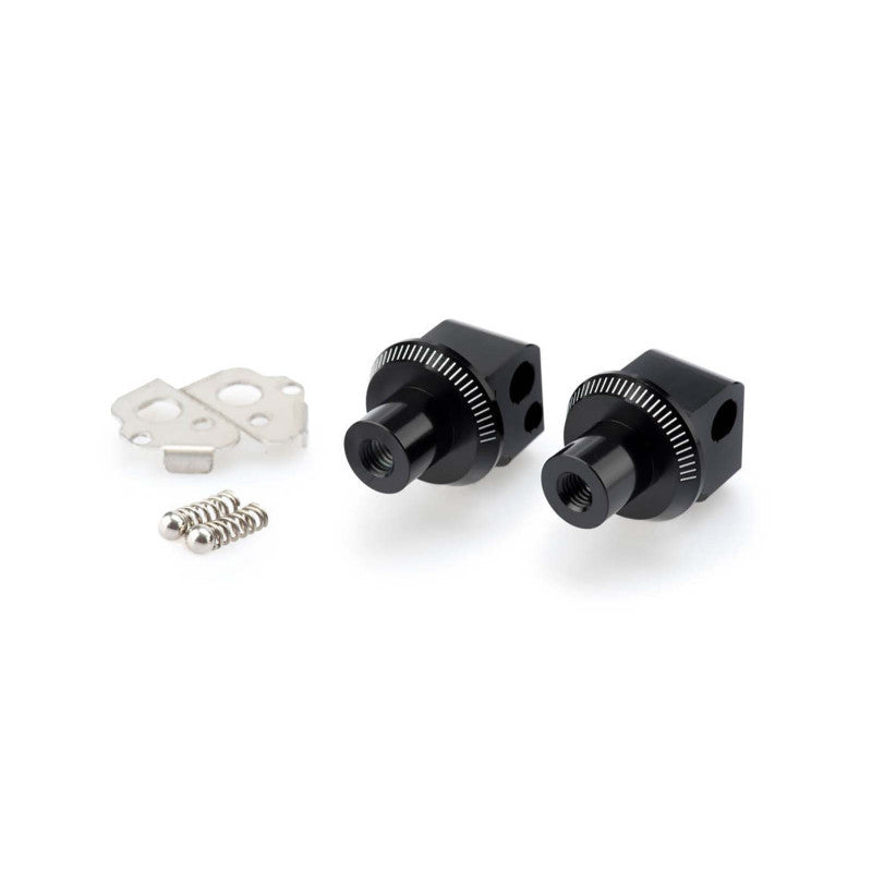 PUIG ADATTATORI POGG. FISSI PASSEGGERO PER BMW G650 GS SERTAO 12-16 NERO