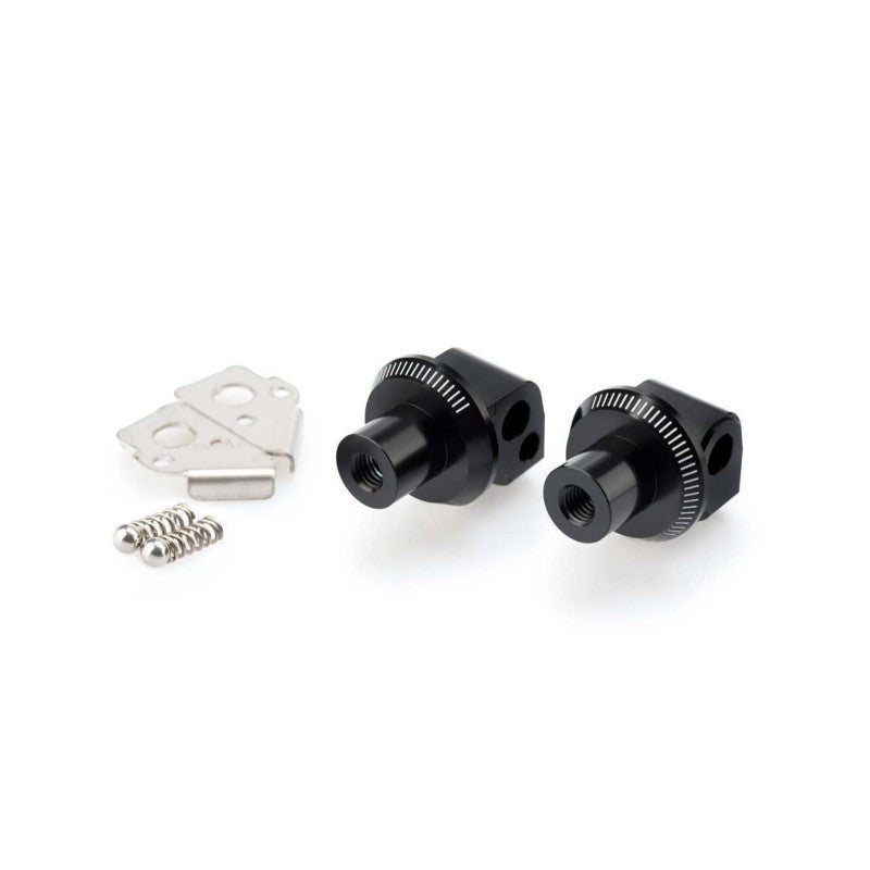 PUIG ADATTATORI POGG. FISSI PASSEGGERO PER BMW R1200GS 04-07 NERO