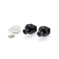 PUIG ADATTATORI POGG. FISSI PASSEGGERO PER BMW R1200GS 04-07 NERO