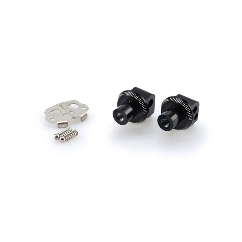 PUIG ADATTATORI POGG. FISSI PASSEGGERO PER BMW R1200GS ADVENTURE 08-09 NERO