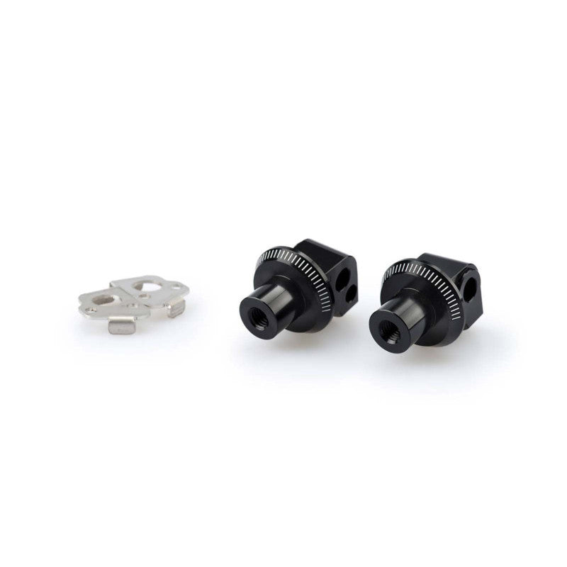 PUIG ADATTATORI POGG. FISSI PASSEGGERO PER BMW R1250 GS 21-24 NERO