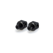 Carica l'immagine nel visualizzatore di Gallery, PUIG ADATTATORI POGG. FISSI PASSEGGERO PER BMW S1000 RR 09-11 NERO