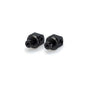 PUIG ADATTATORI POGG. FISSI PASSEGGERO PER BMW S1000 RR 17-18 NERO
