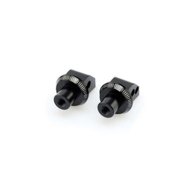 PUIG ADATTATORI POGG. FISSI PASSEGGERO PER HONDA INTEGRA 750 16-20 NERO