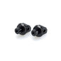 PUIG ADATTATORI POGG. FISSI PASSEGGERO PER TRIUMPH DAYTONA 660 24-25 NERO