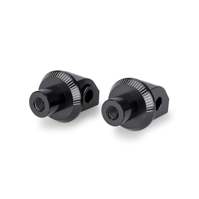 PUIG ADATTATORI POGG. FISSI PASSEGGERO TRIUMPH SCRAMBLER 400X 24-25 NERO