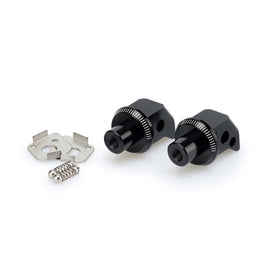 PUIG ADATTATORI POGG. FISSI PASSEGGERO TRIUMPH TIGER 800/XC 11-14 NERO
