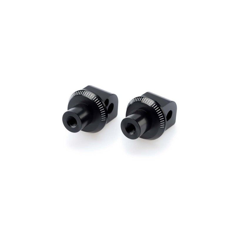 PUIG ADATTATORI POGG. FISSI PASSEGGERO YAMAHA T-MAX 500 08-11 NERO
