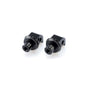 PUIG ADATTATORI POGG. FISSI PASSEGGERO YAMAHA X-MAX 125 MAX TECH 2025 NERO