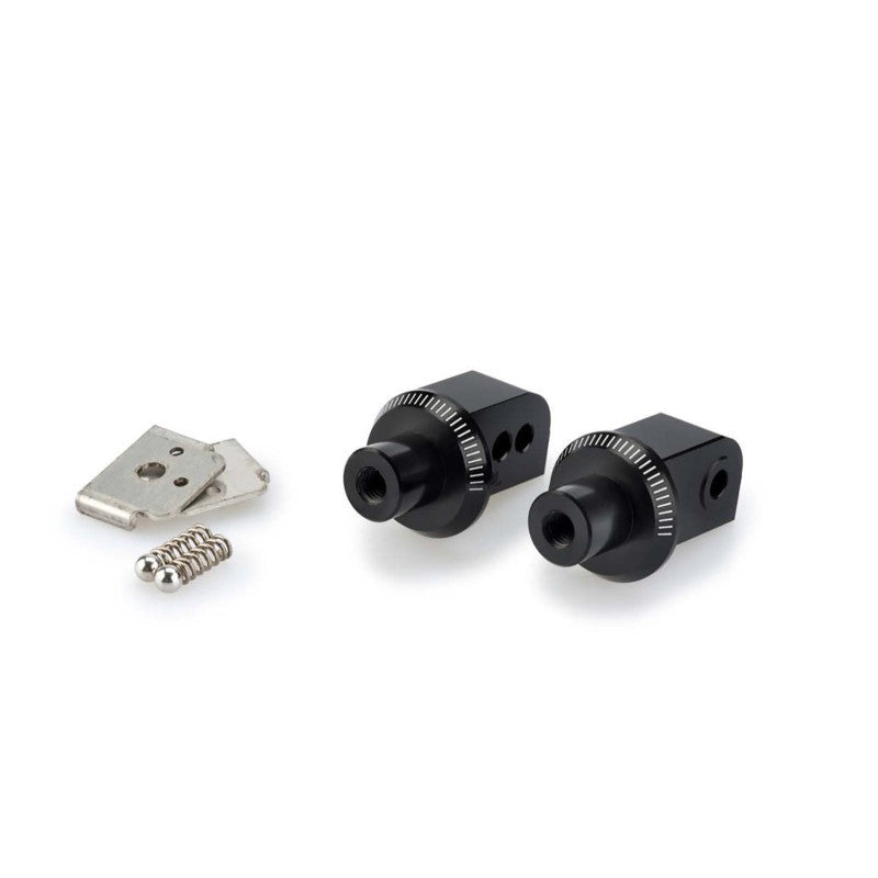 PUIG ADATTATORI POGG. FISSI PASSEGGERO YAMAHA XV950/R 14-20 NERO