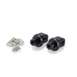 PUIG ADATTATORI POGG. FISSI PASSEGGERO YAMAHA XV950/R 14-20 NERO