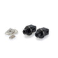 PUIG ADATTATORI POGG. FISSI PASSEGGERO YAMAHA XV950/R 14-20 NERO