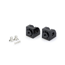 Carica l'immagine nel visualizzatore di Gallery, PUIG ADATTATORI POGG. REGOLABILI CONDUCENTE APRILIA TUONO 660 21-25 NERO