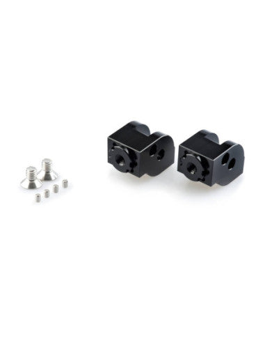 PUIG ADATTATORI POGG. REGOLABILI CONDUCENTE E PASSEGGERO DUCATI SCRAMBLER 800 ICON DARK 23-25 NERO