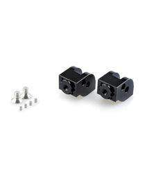PUIG ADATTATORI POGG. REGOLABILI CONDUCENTE E PASSEGGERO DUCATI SCRAMBLER 800 ICON DARK 23-25 NERO