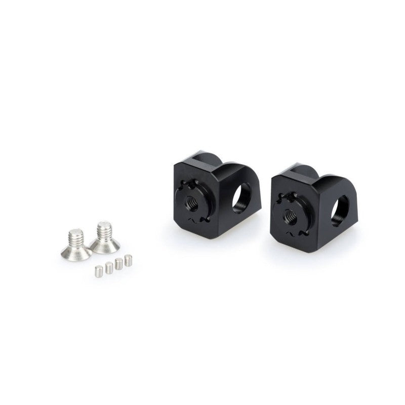 PUIG ADATTATORI POGG. REGOLABILI CONDUCENTE KAWASAKI NINJA 250SL 15-16 NERO