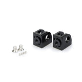 PUIG ADATTATORI POGG. REGOLABILI CONDUCENTE KAWASAKI Z1000SX 17-19 NERO