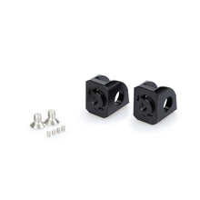 Carica l'immagine nel visualizzatore di Gallery, PUIG ADATTATORI POGG. REGOLABILI CONDUCENTE KAWASAKI Z650 2025 NERO