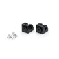 PUIG ADATTATORI POGG. REGOLABILI CONDUCENTE PER BMW S1000 RR 09-11 NERO