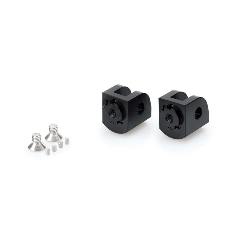 PUIG ADATTATORI POGG. REGOLABILI CONDUCENTE PER KAWASAKI NINJA 400 23-24 NERO