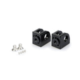 PUIG ADATTATORI POGG. REGOLABILI CONDUCENTE PER KAWASAKI ZZR1400 16-20 NERO