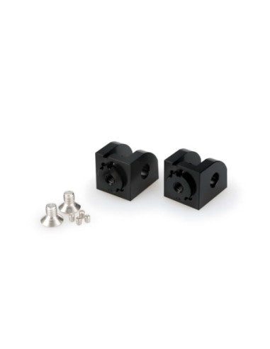 PUIG ADATTATORI POGG. REGOLABILI CONDUCENTE SUZUKI GSX-8TT 2025 NERO
