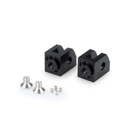 PUIG ADATTATORI POGG. REGOLABILI CONDUCENTE YAMAHA MT-10 SP 22-25 NERO