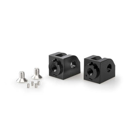 PUIG ADATTATORI POGG. REGOLABILI CONDUCENTE YAMAHA TRACER 9 GT 2025 NERO