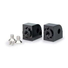 PUIG ADATTATORI POGG. REGOLABILI PASSEGGERO BMW R12 24-25 NERO