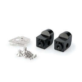 PUIG ADATTATORI POGG. REGOLABILI PASSEGGERO PER BMW F800 GS 13-15 NERO