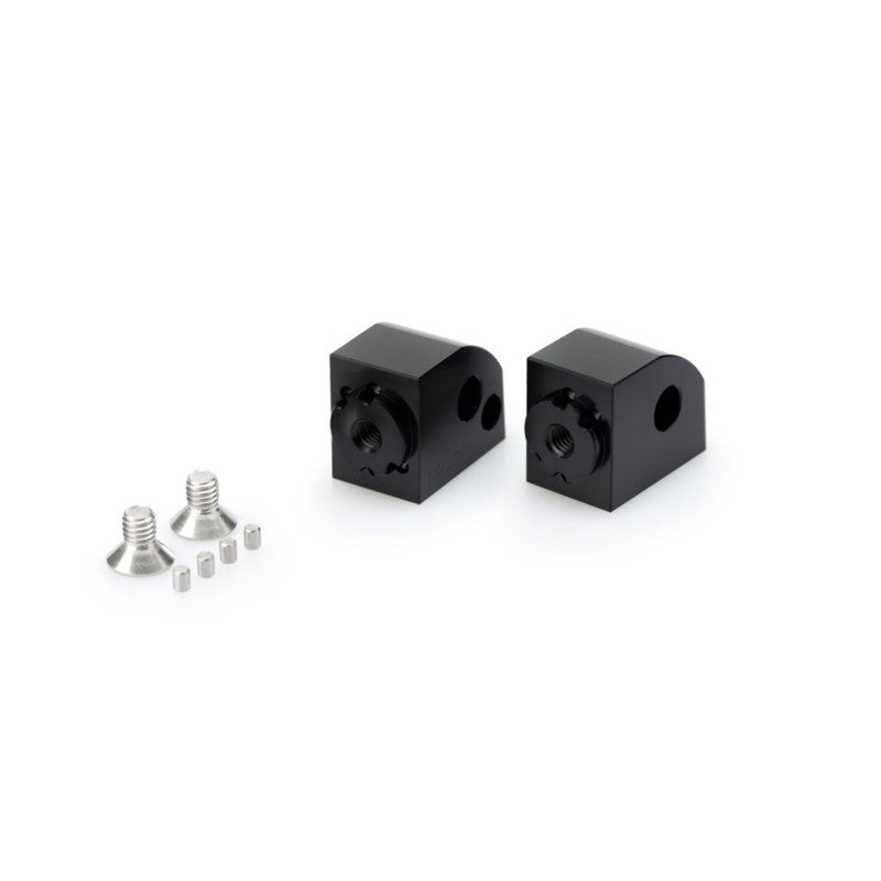 PUIG ADATTATORI POGG. REGOLABILI PASSEGGERO PER BMW R1200 RS 17-18 NERO