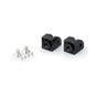 PUIG ADATTATORI POGG. REGOLABILI PASSEGGERO PER DUCATI 848 EVO 13-23 NERO