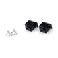 PUIG ADATTATORI POGG. REGOLABILI PASSEGGERO YAMAHA T-MAX 560 MAX TECH 2025 NERO