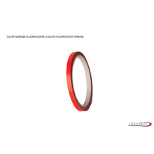 Carica l'immagine nel visualizzatore di Gallery, PUIG ADESIVI CERCHI ARANCIO FLUO - Senza applicatore, kit 2 ruote - Dimensioni: 7x6 mm - Gomme 16-18 - COD. 2568T