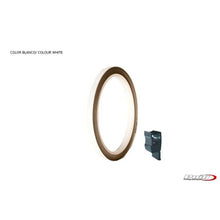 Carica l'immagine nel visualizzatore di Gallery, PUIG ADESIVI CERCHI BIANCO - Striscia con applicatore - Un kit utilizzabile 2 ruote - Dimensioni: 7x6 mm - Gomme 16-18 - COD.