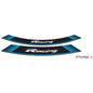 PUIG ADESIVI CERCHI CON LOGO RACING COLORE BLU