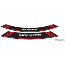 Carica l'immagine nel visualizzatore di Gallery, PUIG ADESIVI CERCHI DUCATI MONSTER ROSSO - Il set consiste di 8 strisce adesive - COD. 5527R